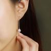 Pendientes largos de perlas estilo coreano, pendientes con borlas de Super Hada, pendientes de plata de ley, joyería para mujer