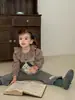 Ropa de Otoño para Bebé Conjuntos de Otoño para Niños 2026 Nuevo Estilo Coreano Conjunto de Camisa de Muñeca y Leggings para Niñas