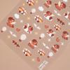 Redanco5D Relieve Ins Popular Dibujos Animados Pegatina Nail Art Lindo Cachorro Manzana Estéreo Pegatina para Uñas Dr1270