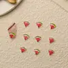 Nuevos Mini Accesorios de Arte para Uñas de Dibujos Animados de Fresa Frutal Mini Cereza Manzana Sandía Resina Estereoscópica Accesorios para Uñas