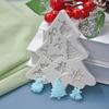 Molde de silicona para modelado de árbol de Navidad, Papá Noel, serie navideña, para hornear pasteles