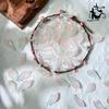 Venta al por mayor de fábrica color capullo de nieve pétalos de vidrio hojas de árbol diy hecho a mano horquilla antiguo Hanfu tocado material accesorios