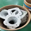 Piezas especiales con forma reforzadas con fibra de vidrio y rellenas de PTFE Productos moldeados de PTFE con fibra de vidrio CNC