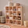 Estante de Almacenamiento de Doce Compartimentos de Madera Maciza para Escritorio Soporte para Tazas de Juego de Té Decoración de Pared Estante de Almacenamiento para Cajas Sorpresa Montado en la Pared