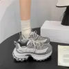 Nuevos Zapatos de Papá Gruesos para Aumentar la Altura para Mujer, Otoño 2026, Zapatos Deportivos Casuales Versátiles, Transpirables de Moda, Zapatos para Correr para Estudiantes