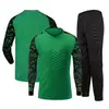 Conjunto de Uniforme de Portero de una Pieza para Dropshipping con Mangas Largas, Almohadillas de Esponja, Camiseta de Portero Anticaídas y Anticolisión para Entrenamiento, Uniforme de Fútbol