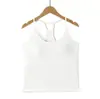 Camisole Feminina com Bojo Embutido, Design Costas Nadador de Verão, Corte Justo, Top Base sem Mangas para Roupas de Exterior