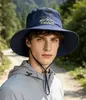 Sombrero de pescador bordado, sombrero para el sol, sombrero para el sol para senderismo y pesca, sombrero de protección solar, sombrero para ciclismo, sombrero para acampar al aire libre