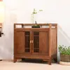 Gabinete de Madera de Olmo Viejo de Cinco Cajones, Gabinete de Almacenamiento de Madera Maciza, Gabinete de Almacenamiento con Cajones para Muebles, Mesa de Entrada, Gabinete de Almacenamiento, Aparador de Pie