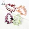 Gota de Aceite Luminosa Agujero para Colgar Árbol de Navidad Hebilla de Resorte Forma Especial Accesorios para Joyería DIY Hebilla para Colgar Llavero Cadena para Teléfono Móvil Colgante para Bolsa