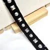 Cinta de algodón clavos remaches fijos cincha borde decorativo hecho a mano DIY accesorios de ropa chaqueta sombrero caja embalaje borde decorativo cortinas