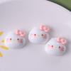 Brilhante Dos Desenhos Animados Bonito Gato DIY Acessórios de Resina Artesanal Hairpin Hairband Creme Cola Acessórios