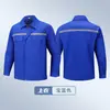 Conjunto de ropa de trabajo de algodón de manga larga antiestática personalizado para primavera y otoño para hombres y mujeres, resistente a la suciedad y al desgaste, venta al por mayor de fábrica para fábricas de electrónica