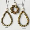 Cuentas Redondas de Sándalo Verde Natural, Accesorios de Raíz de Bodhi Garra de Gato, Llavero Anti-Pérdida para Teléfono Móvil, Cuentas de Juego del Tamaño de la Palma, Al Por Mayor