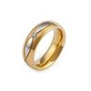 Deseo Joyería Soultong suministro personalidad tendencia anillo de pareja anillo de acero de titanio hombres y mujeres pueden usar se puede reemplazar pelo