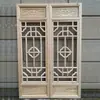 Dongyang Tallado en Madera Estilo Antiguo Puertas y Ventanas Estilo Chino Mampara Pantalla de Entrada Reja de Madera Maciza Flor Tallada Ventana Flor Tallada Personalizado
