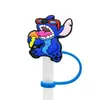Tapa de Popote con Personaje de Dibujo Animado Tapa para Popote Tapón de Polvo de Silicona Decoración de Popote de Fiesta Anime Producto Transfronterizo