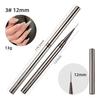 Conjunto de Canetas de Linha para Manicure Cinza Metálico Transfronteiriça Haste de Metal Flor Especial para Pintura Caneta de Linha Gancho de Linha Gancho de Borda