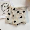 Champagne amor cordón cordón cordón cordón bolsa de almacenamiento para objetos pequeños bolsa de tela estudiante portátil bolsa de aseo BH376