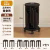 2026 Taburete Apilable de Bambú Taburete Redondo Apilable para Hogar Sala de Estar Mesa de Comedor Mesa Auxiliar Taburete Taburete Bajo de Repuesto