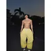 Comércio Transfronteiriço Dança de Rua da Moda Casual Calças de Pernas Largas Calças Esportivas Novas Calças Cargo Estilo Americano para Mulheres Caimento Solto Calças Longas