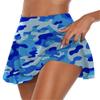 Ropa Europea y Americana Amazon Wish Estilo Caliente de Verano Color Sólido Falso Dos Piezas Falda Shorts 18 Colores en Stock