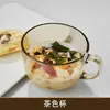 Taza medidora de vidrio con escala, asa y filtro, Taza de cocina resistente a altas temperaturas para hornear y batir huevos, Taza especial para calentar leche