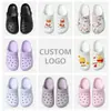 Zuecos de Eva Modelo Nuevo 2026 Personalizables en Lotes Pequeños con Patrones de Logo, Accesorios Pintados con Goteo DIY y Pantuflas Personalizadas