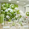 Rojo Neto Bosque Oliva Estilo Ins Verde Aguacate Globo Día de Graduación Escuela Jardín de Infancia Decoración de Tienda en Centro Comercial