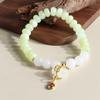 Diseño Original Pulsera de Cuentas de Ábaco Coloridas Colgante Olla Nube de Palabras de la Suerte Hebilla Segura Pulsera Nuevo Estilo Chino Pulsera de Moda Nacional