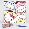 20*20 Pintura al Óleo Digital de Dibujos Animados de Anime Pintura Decorativa DIY para Colorear Hecha a Mano para Niños Stock Listo Pintura al Óleo Digital al por Mayor