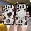 Funda de teléfono elegante para chicas, adecuada para iPhone 17 Pro, funda magnética Magsafe de acrílico transparente para Apple 18 Pro