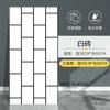 Adhesivo de pared tipo baldosa imitación mármol Zócalo de pared Perímetro de pared impermeable a prueba de humedad Baño feo Adhesivo de placa de plástico aluminio Autoadhesivo Panel de pared