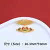 Nuevo Aceite de Gota de Oro de Arena Antigua Colgante de Cabeza de León de la Suerte Ping An Joya Hecho a Mano DIY Collar Pulsera Joyería Adornos Colgantes