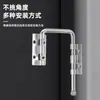 Pestillo de Acero Inoxidable Hebilla Multifuncional Cerradura de Ángulo Recto Cerradura de Puerta Pestillo Antirrobo de Baño Hebilla de Puerta de Habitación Hebilla de Montaje en Superficie