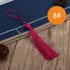 Atacado de Fábrica Ornamento Pendurado Estilo Antigo Marcador de Página Leque Festivo Tassel Colorido Embalagem Presente Cortina Pequeno Tassel