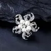 Broche Flor de Pérola Luxuoso e Elegante, Simples e Versátil, Exquisito e Moderno, Acessório de Broche de Alta Costura