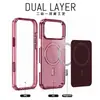 La Funda Oficial Dos en Uno es Adecuada para Fundas de Teléfono Apple 18, la Nueva Funda Magnética para Teléfono iPhone 17Pm Color Rojo Cereza