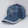 Gorra de Béisbol Y2K Transfronteriza Más Vendida Estilo Chica Caliente Dulce-Cool para Hombres y Mujeres, con Remaches y Pedrería en Forma de Estrella