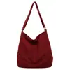 Bolsa de Lona para Mujer 2026 Verano Nuevo Estilo Simple Casual Gran Capacidad Bolso de Hombro Bolsa de Trabajo Clase Bolso Cruzado de Moda