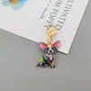 Chaveiro Pingente para Cachorro de Animal de Estimação Transfronteiriço Novo Produto Decoração Colorida para Bolsa de Filhote Presentes Criativos para Festa Pronto para Venda