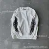 Moletom com Capuz Estilo High Street Transfronteiriço Y2K Estampado de Crânio com Chamas Desgastadas Unissex Blusa Solta Jaqueta