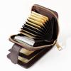 Bolsa para Tarjetas de Organización de Fábrica para Mujer, Portatarjeta de Conducir, Estuche para Múltiples Tarjetas, Estuche de Cuero, Cartera, Bolsa Multifuncional Todo en Uno para Hombre