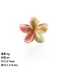 Pinza para el cabello Plumeria Popular de Gama Alta Pinza Pequeña para el Cabello Pinza Popular para Cabello Semirecogido Pinza de Flor