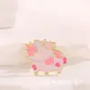 Nuevo Broche de Animales de Dibujos Animados, Lindo Diseño de Vaca, Insignia de Metal Esmaltado, Pin de Decoración para Ropa, Accesorios al por Mayor