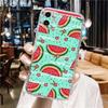 Capa de Celular Apple 17 TPU 16Promax Fruta Em Relevo Pintada Pressão de Ar Capa Mole Airbag iPhone Modelo Novo