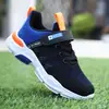 Fábrica de Jinjiang Zapatos Nuevos para Niños Zapatos Deportivos de Primavera para Niños Niños Niñas Flyknit Transpirables Zapatos Casuales Zapatos para Correr para Niños Grandes y Medianos