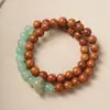 Pulseira DIY Estilo Qingyuan de Madeira de Jujuba, Contas de Oração, Atacado do Fabricante, Tamanho 0.8, Joia Decorativa Estilo Simples Unissex
