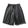 Yidao Vintage 2026 Verano Nuevo Retro Japonés Decoración de Remaches Diseño Holgado Versátil Lavado Denim Desgastado Shorts