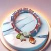 Pulsera de Ojo de Gato Mariposa Blanca/Azul/Morada/Verde/Rosa para Mujer Moda Elegante Más Fácil de Combinar Pulsera de Temperamento Transmisión en Vivo Nuevo Estilo Caliente